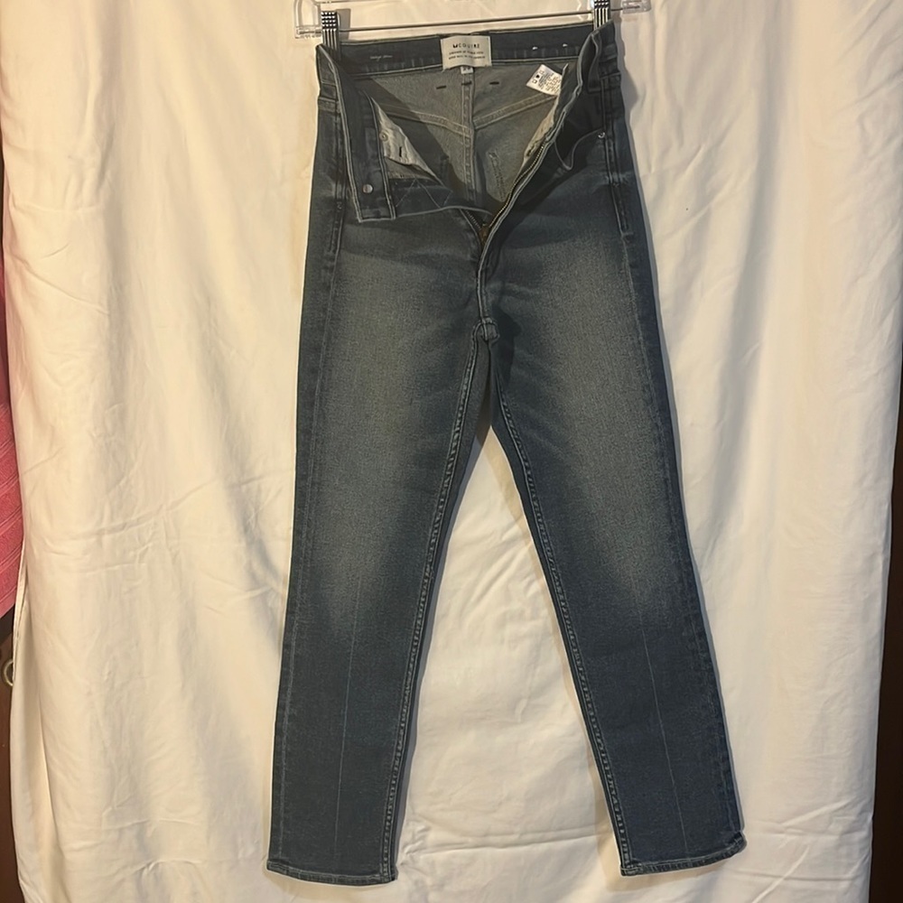 McGuire Vintage Dreamed Up in New York  Slim Denim Light Wash Jeans size 24 #7